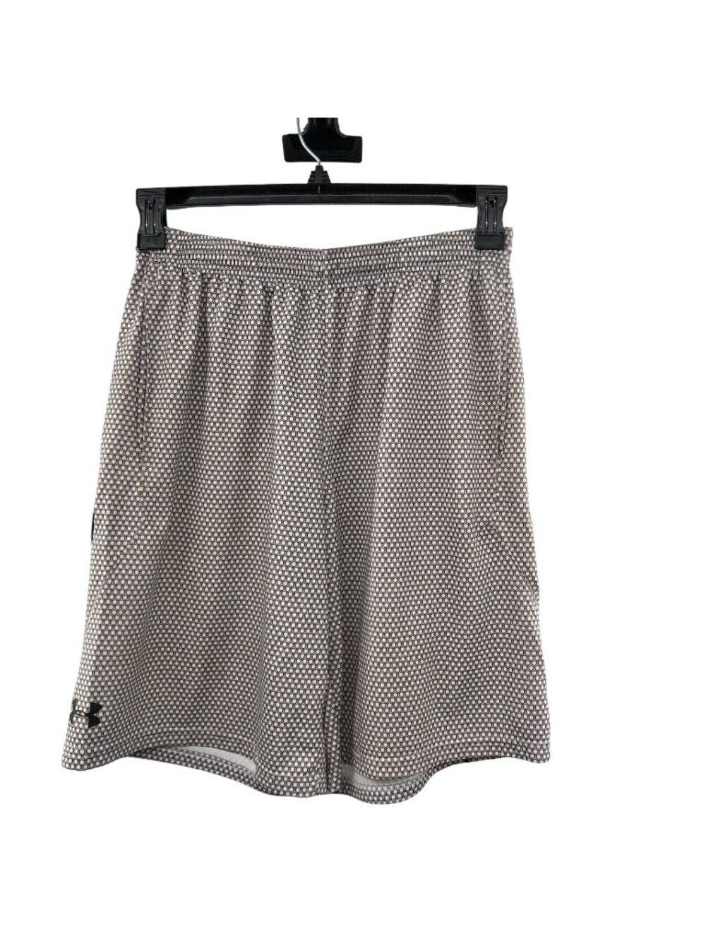 Under Armour Mens M Used Loose Fit Shorts Gray Mesh Drawstring  Basketball
